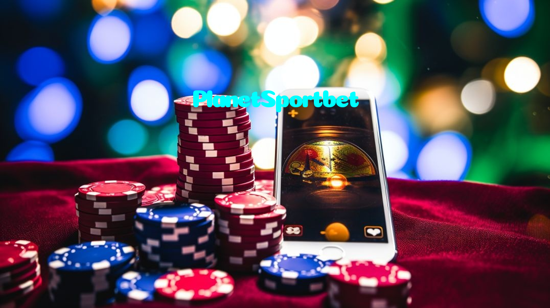PlanetSportbet casino presented on mobile device in Pakistan with slots and live games